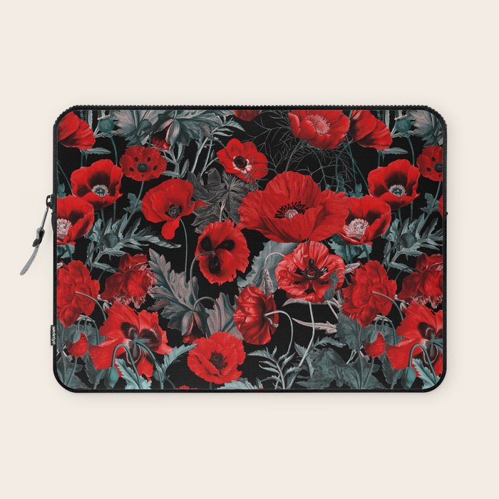 Poppy Garden Laptop Sleeve Gallery Image 1