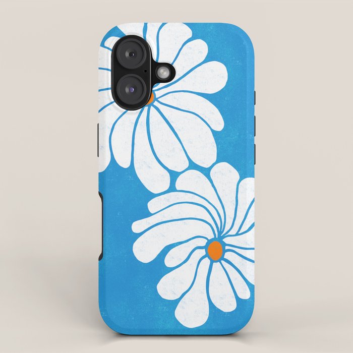 daisy 1967, denim blue iPhone Case Gallery Image 1