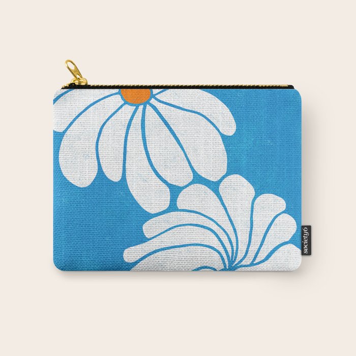 daisy 1967, denim blue Carry All Pouch Gallery Image 1