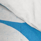 daisy 1967, denim blue Comforter Gallery Image 4