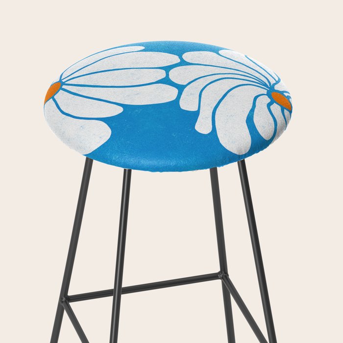 daisy 1967, denim blue Stool Gallery Image 2