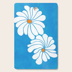 daisy 1967, denim blue Cutting Board Gallery Image 1