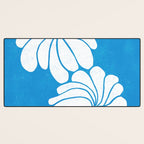 daisy 1967, denim blue Desk Mat Gallery Image 3
