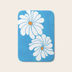 daisy 1967, denim blue Bath Mat Gallery Image 1