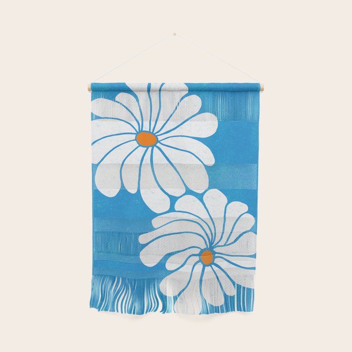daisy 1967, denim blue Wall Hanging Gallery Image 1