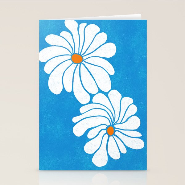 Daisy 1967, Denim Blue Stationery Card