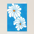 daisy 1967, denim blue Stationery Card Gallery Image 2