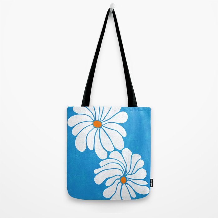daisy 1967, denim blue Tote Bag Gallery Image 2