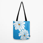 daisy 1967, denim blue Tote Bag Gallery Image 2