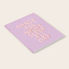 DANCE ALL NIGHT - pink neon typography Notebook Gallery Image 2