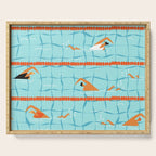 Swimming pool Serving Tray Gallery Image 1