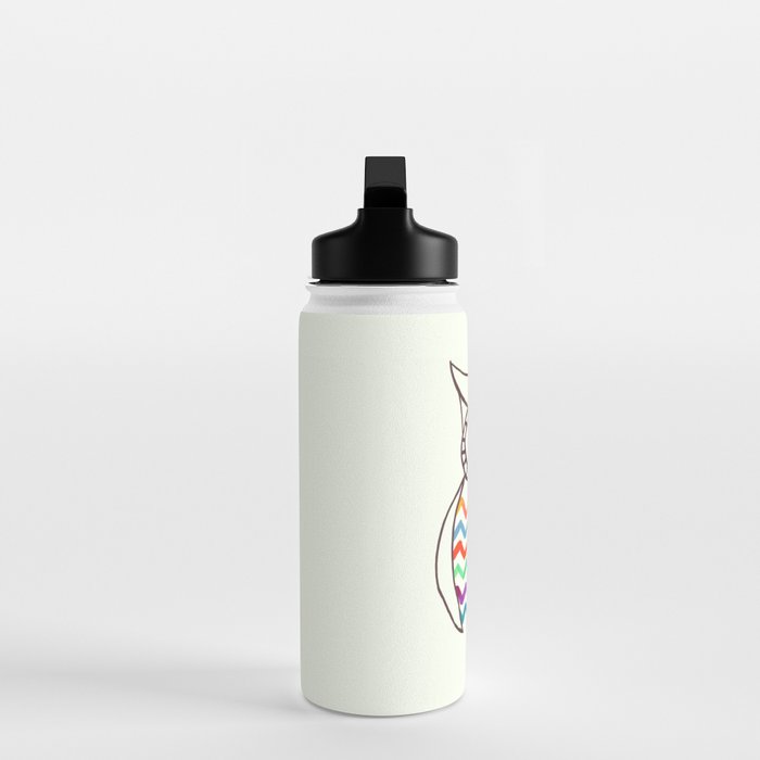 Chevron Owl Water Bottle Gallery Image 3