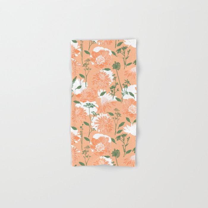 Modern floral blooms PGM7 Bath Towel Gallery Image 1