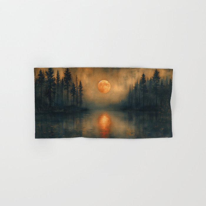 Moon Lake II Bath Towel Gallery Image 1