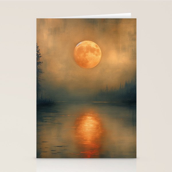 Moon Lake II Stationery Card Gallery Image 1