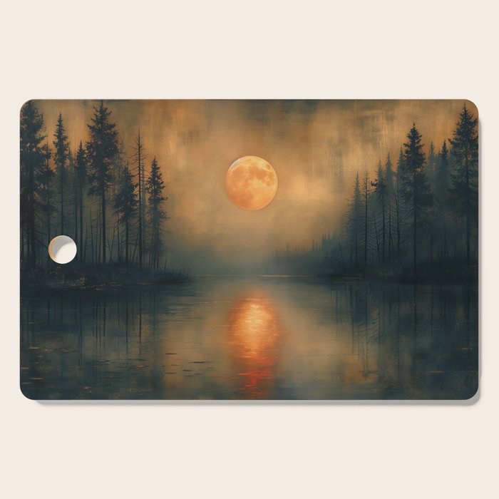 Moon Lake II Cutting Board Gallery Image 1