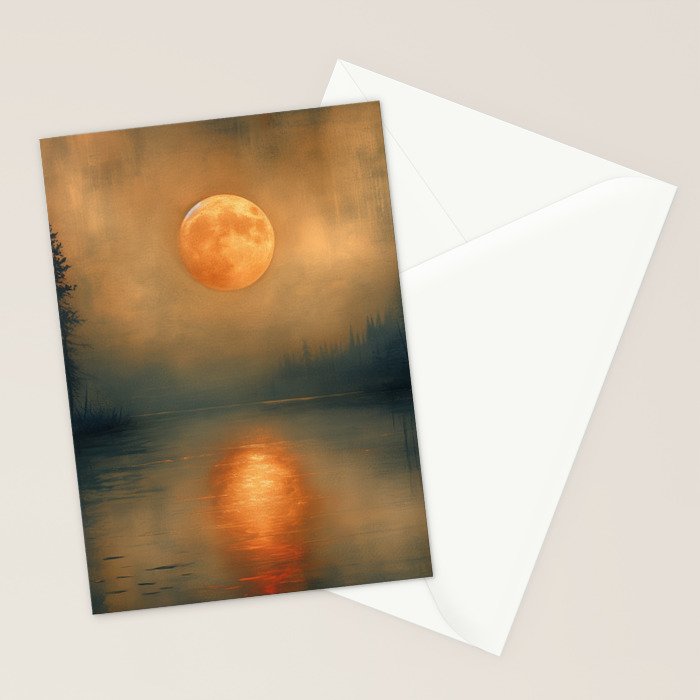 Moon Lake II Stationery Card Gallery Image 2