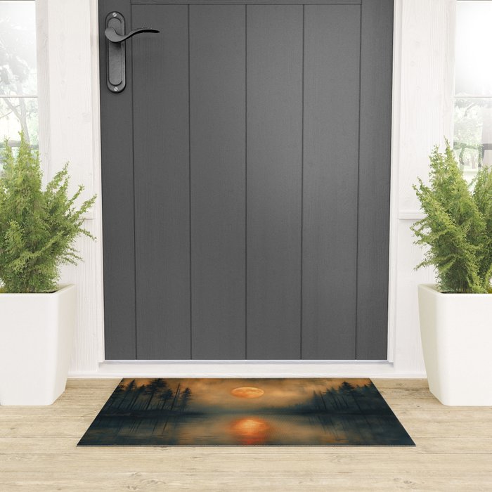 Moon Lake II Welcome Mat Gallery Image 3