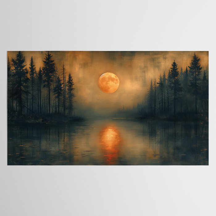 Moon Lake II Tablecloth Gallery Image 2