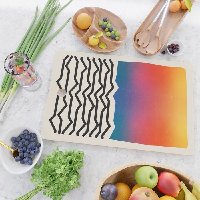 Vintage California Waves Cutting Board Gallery Image 2