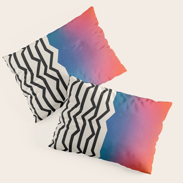 Vintage California Waves Pillow Sham Gallery Image 1