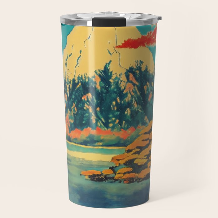 The Red Heart of Yunn - Nature Landscape Travel Mug Gallery Image 1