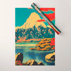 The Red Heart of Yunn - Nature Landscape Wrapping Paper Gallery Image 1