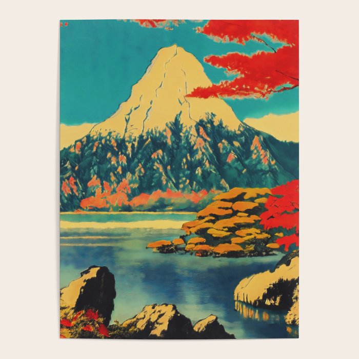 The Red Heart of Yunn - Nature Landscape Poster Gallery Image 1