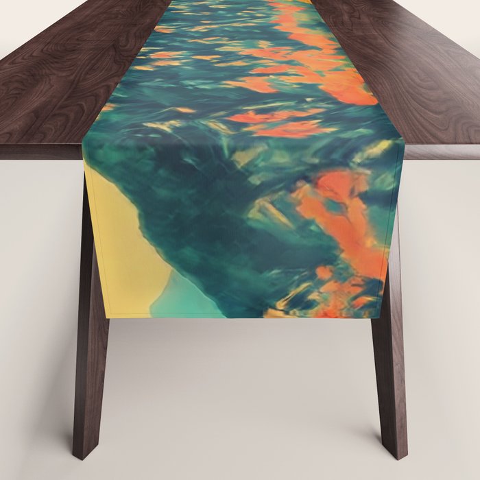 The Red Heart of Yunn - Nature Landscape Table Runner Gallery Image 1