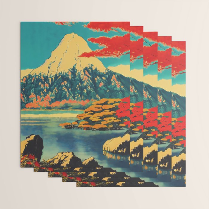 The Red Heart of Yunn - Nature Landscape Wrapping Paper Gallery Image 3