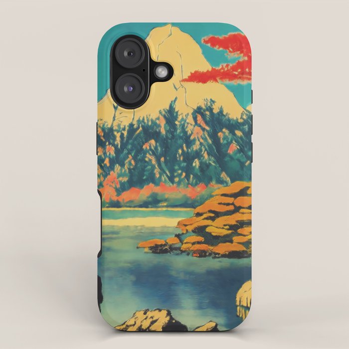 The Red Heart of Yunn - Nature Landscape iPhone Case Gallery Image 1
