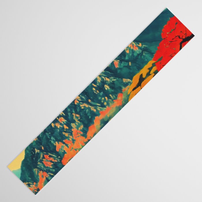 The Red Heart of Yunn - Nature Landscape Table Runner Gallery Image 3