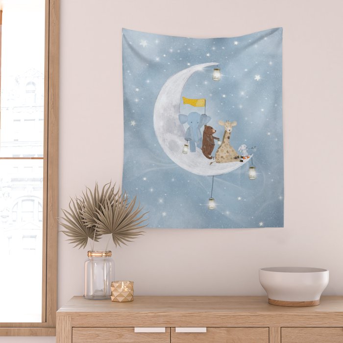 starlight wishes with you Wall Tapestry Gallery Image 2