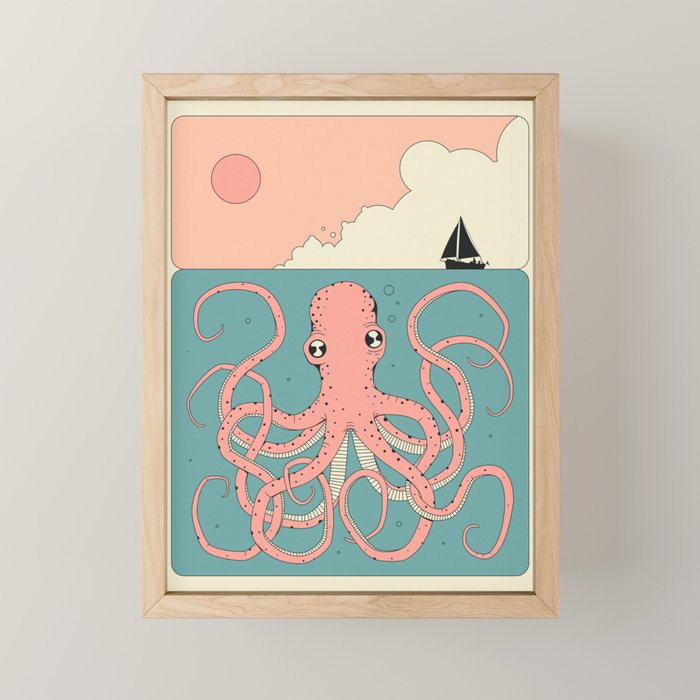 OCTOPUS Mini Art Print Gallery Image 1