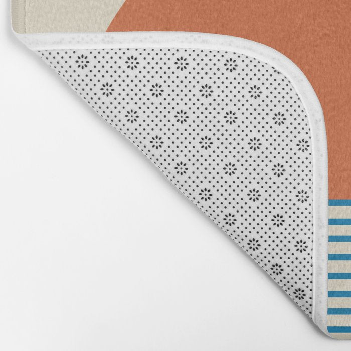 Sunrise Sunset IV - Orange Blue Bath Mat Gallery Image 2