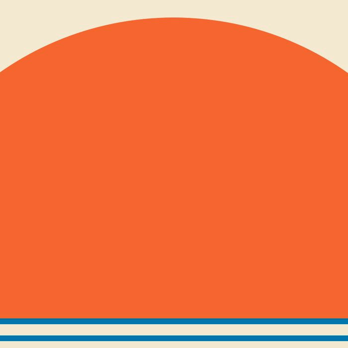 Sunrise Sunset IV - Orange Blue Coffee Mug Gallery Image 2