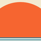 Sunrise Sunset IV - Orange Blue Coffee Mug Gallery Image 2