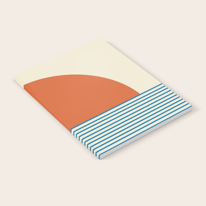 Sunrise Sunset IV - Orange Blue Notebook Gallery Image 2