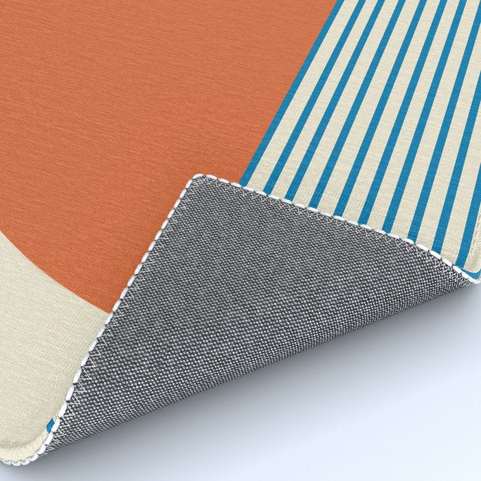 Sunrise Sunset IV - Orange Blue Rug Gallery Image 4