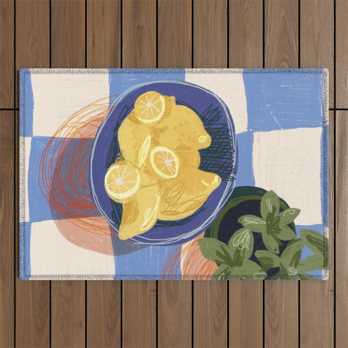 When Life Gives You Lemons Outdoor Rug Gallery Image 1