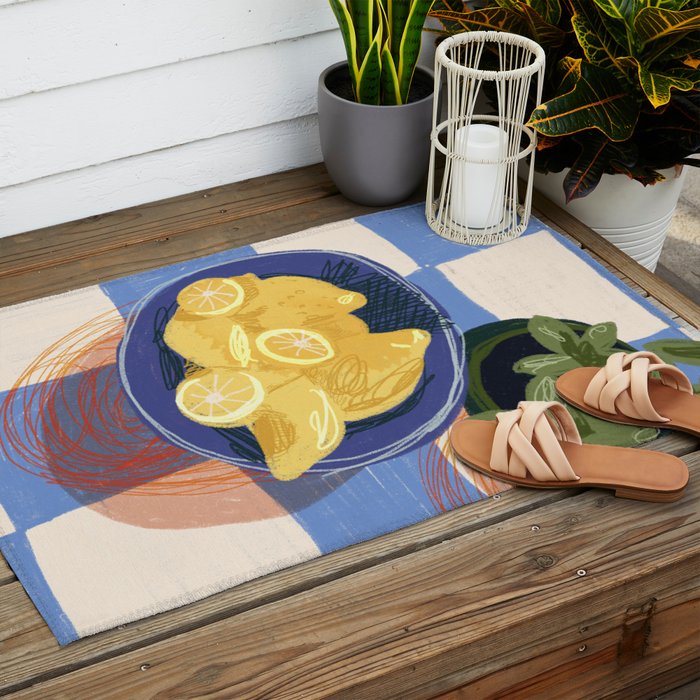 When Life Gives You Lemons Outdoor Rug Gallery Image 2
