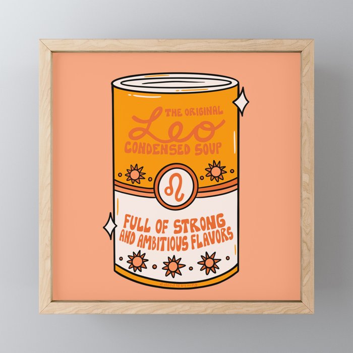 Leo Soup Mini Art Print Gallery Image 1