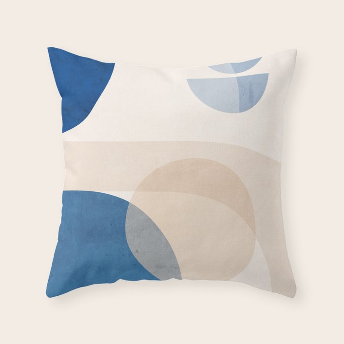 Abstract Art / Shapes 37 Throw Pillow Gallery Image 1