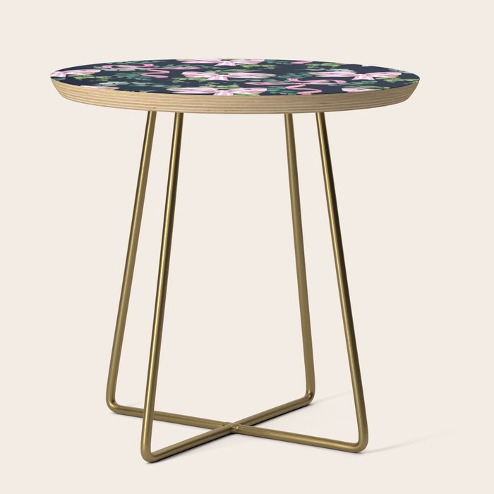 Whimsical Cheerful Bows Plants Side Table Gallery Image 1