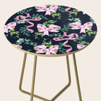 Whimsical Cheerful Bows Plants Side Table Gallery Image 2