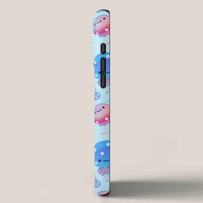 Polka dot jellyfish iPhone Case Gallery Image 2