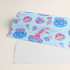 Polka dot jellyfish Wrapping Paper Gallery Image 2