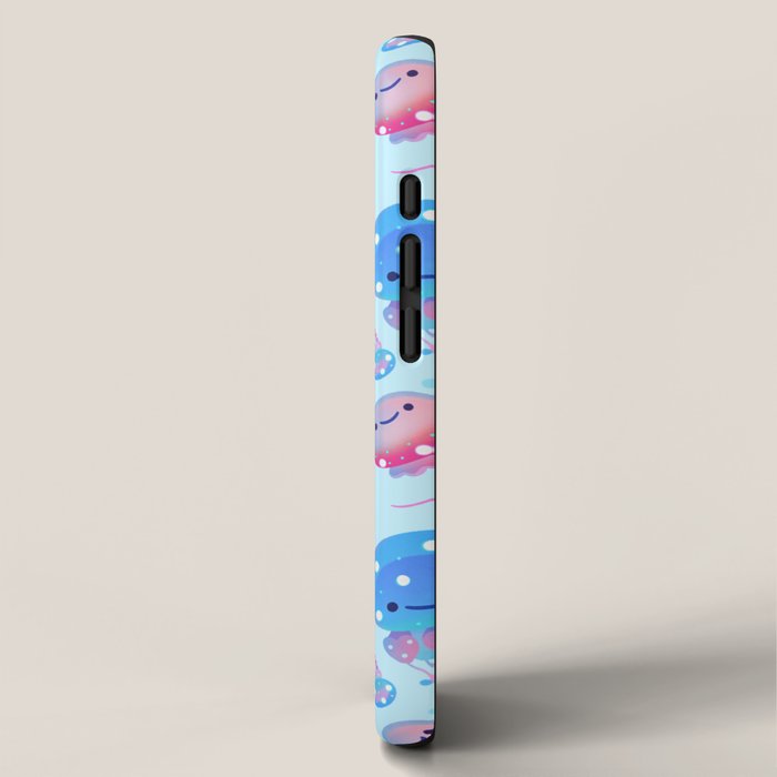 Polka dot jellyfish iPhone Case Gallery Image 2