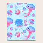 Polka dot jellyfish Notebook Gallery Image 4