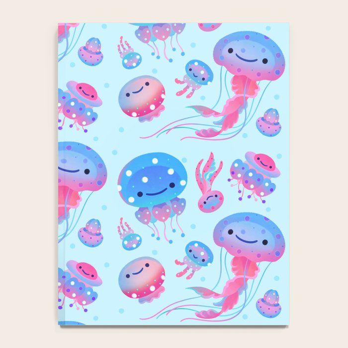 Polka dot jellyfish Notebook Gallery Image 4